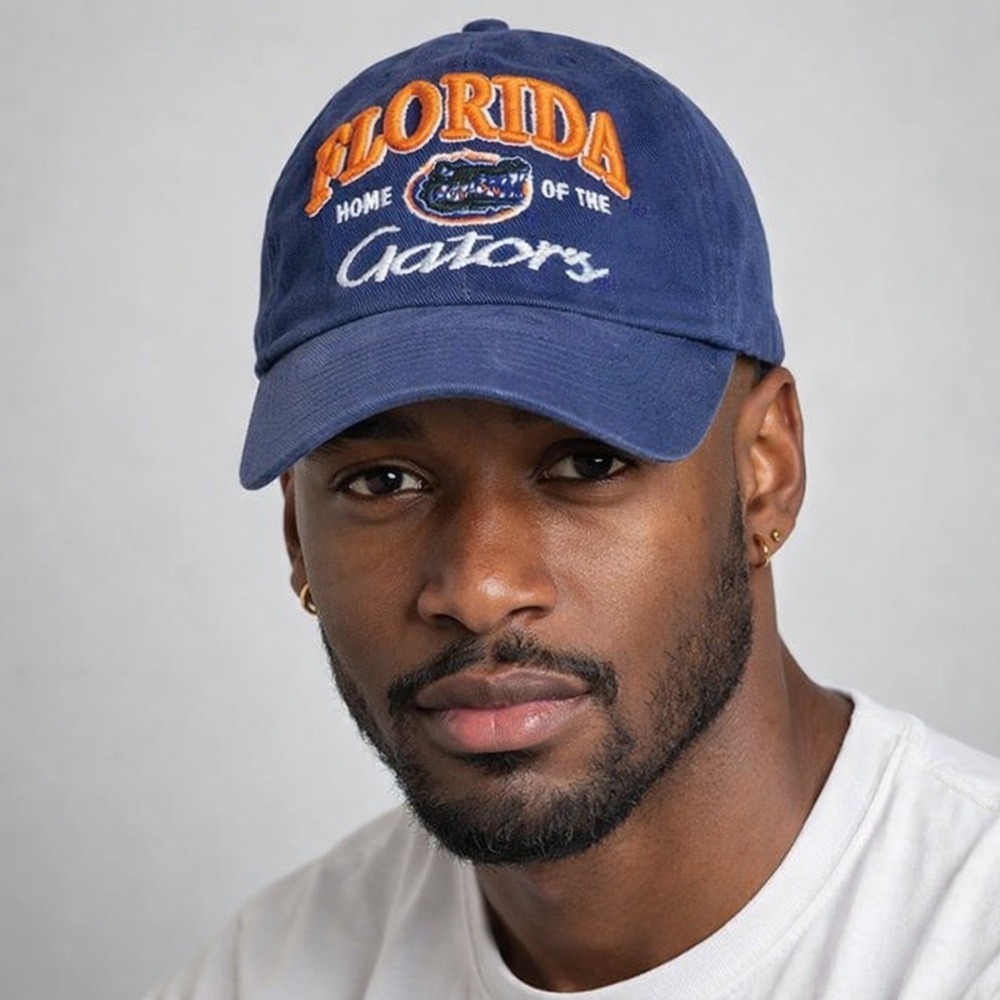 Vintage Florida Gators Strapback Cap Hat Blue Orange Y2K NCAA Top Of‎ The World